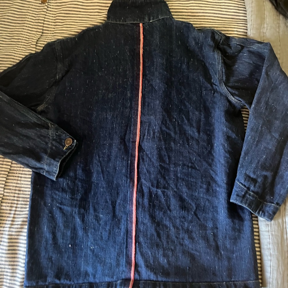 COPY - Auntie Oti denim jacket in indigo denim sz 1 (M-L) in preowned good cond…